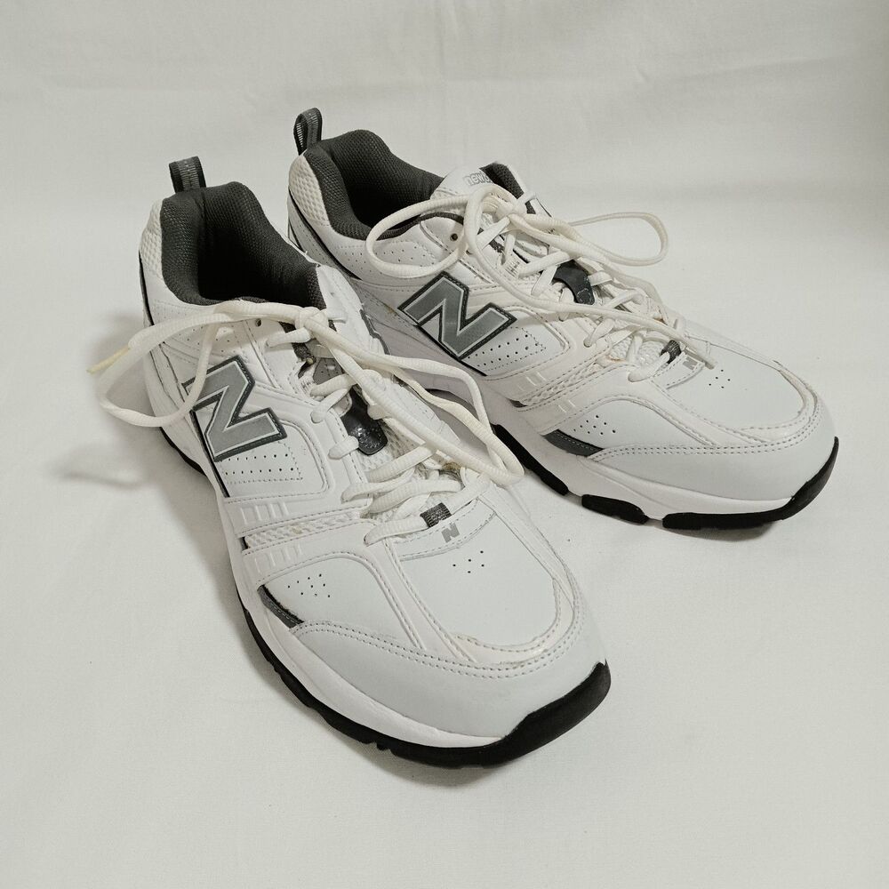 New Balance 409 Trainers Shoes Sneakers White Leather Size 13 Wide 2E MX 409WG